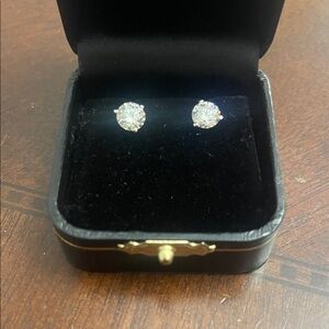 Elegant Silver Stud Earrings